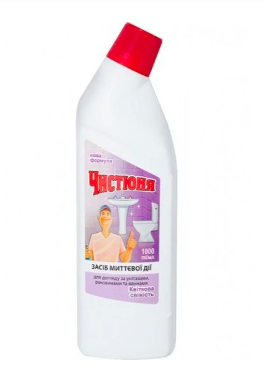 Засіб для чищення унітазів ЧИСТЮНЯ 1 л. (4820168430275)